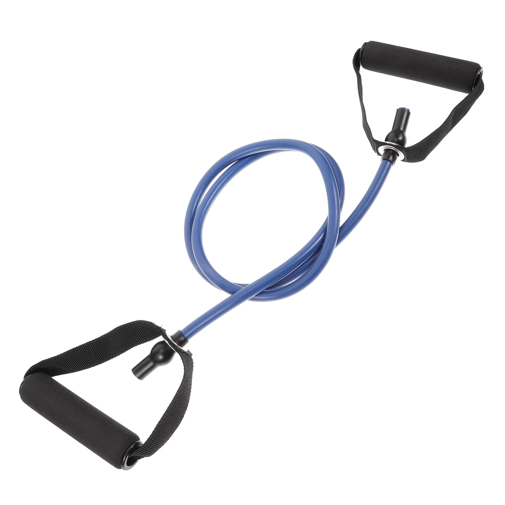 ロープを引く exercise band resistance band ケーブルジム ハンドル付きエクササイズバンド 携帯用ストレッチバンド ロープを引き下げる 乳剤 Blue｜グロースショップ