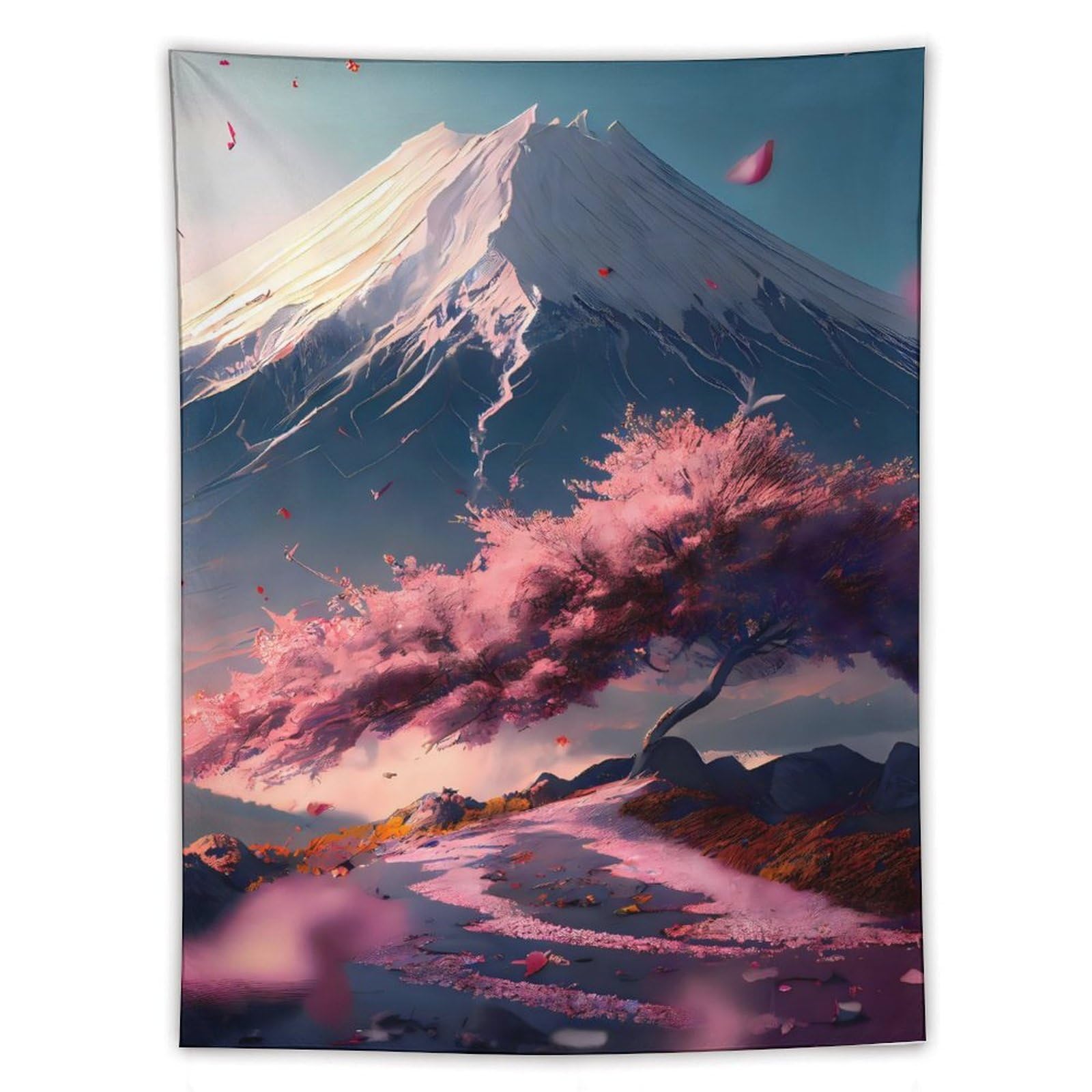 アラス 壁のかざり付ける 富士山 雪山 桜 飾りつけ 周囲の状況 飾りつけアラス 壁飾りつけ 室内装飾 布張り出し 個人的特徴差し上げ物 新居祝賀会 多役立つこと飾りつけ 今めかしいな作物 リビングお部屋 臥榻お部屋 介護ホーム飾りつけ 150x200糎
