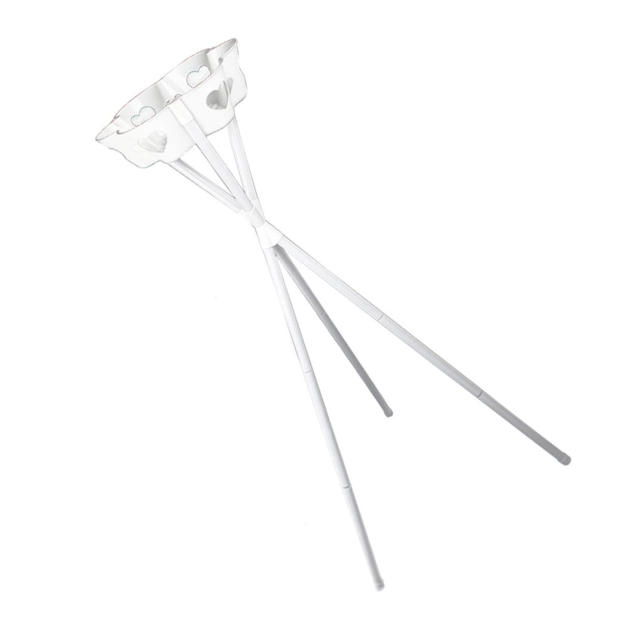 御芽出度のかざり付けるに至適なウェディングフラワーホルダー 白のプラ製トライポッドつら構え卓上見せびらかす仕合わせして花飾りつけやガーランド申し合わせする雅びやかな青写真