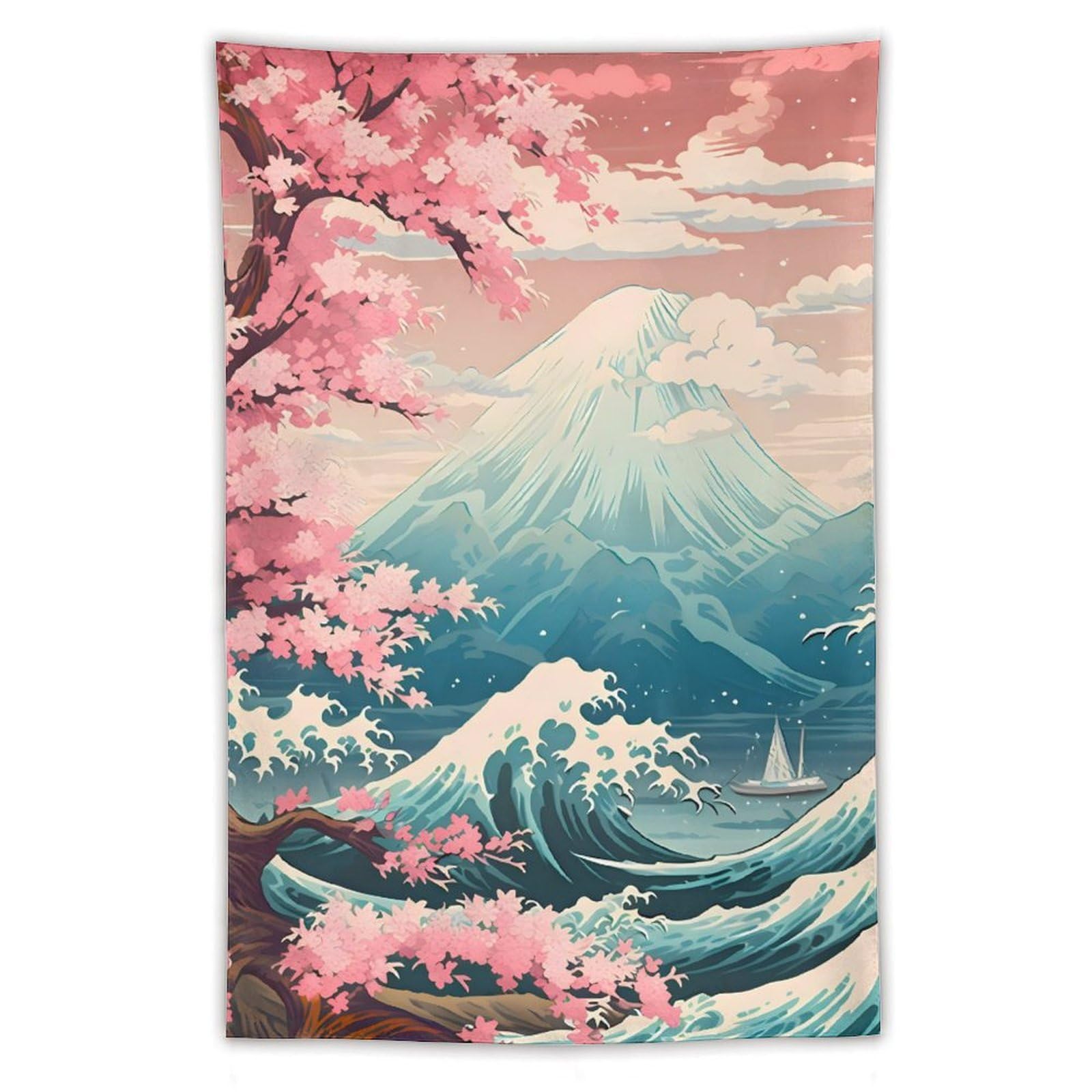 アラス 壁のかざり付ける 富士山 雪山 桜 飾りつけ 周囲の状況 飾りつけアラス 壁飾りつけ 室内装飾 布張り出し 個人的特徴差し上げ物 新居祝賀会 多役立つこと飾りつけ 今めかしいな作物 リビングお部屋 臥榻お部屋 介護ホーム飾りつけ 100x150糎