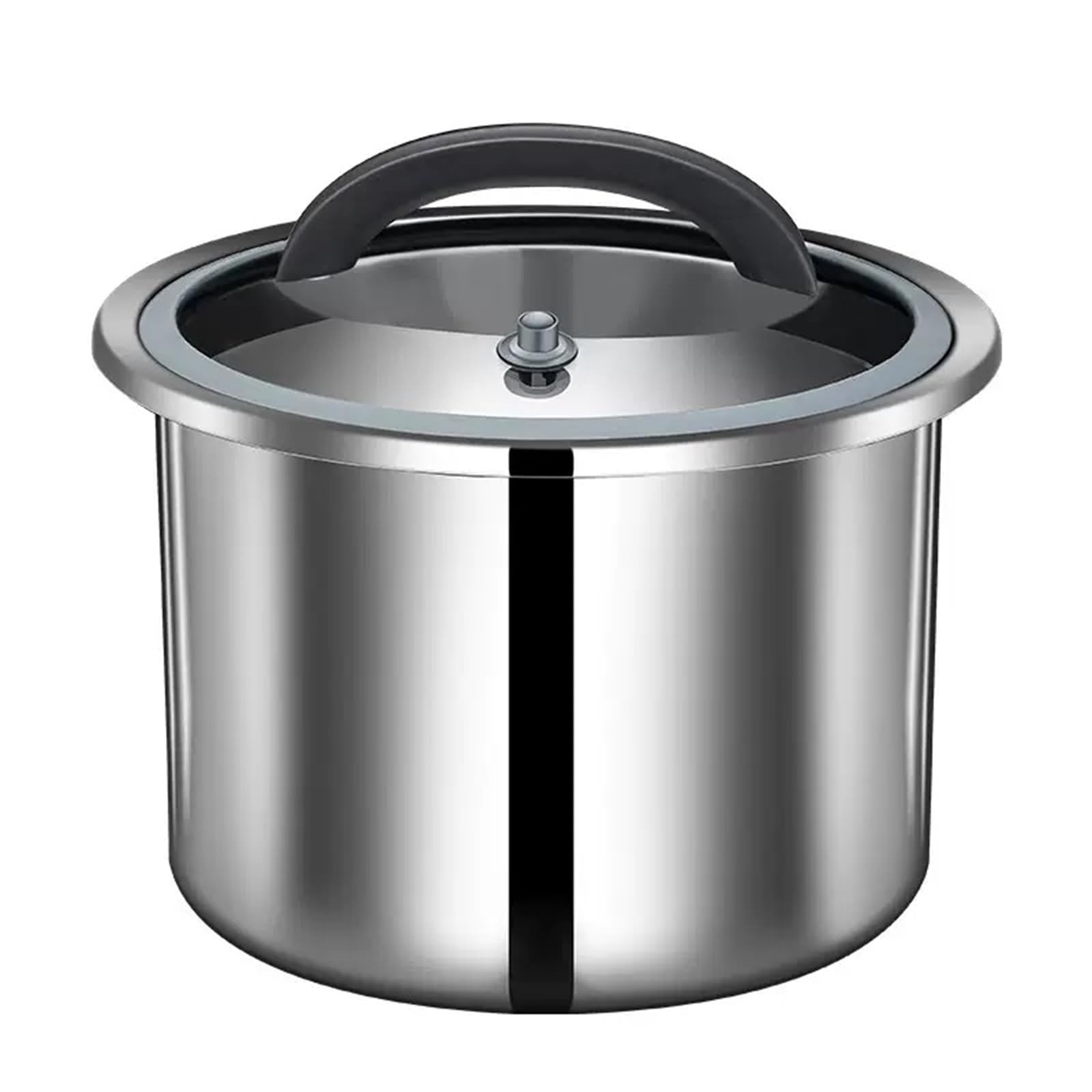 無意味さ米びつ 大電気容量 5kg/10kg相応う お米保護すること入れもの 無意味さ保護すること入れもの 殺虫剤・防湿・燻す押しとどめる ステンレス鋼鋼製 密閉型 米櫃 納める入れもの ペットフードストッカーにも至適 (5kg) [並行輸入品]