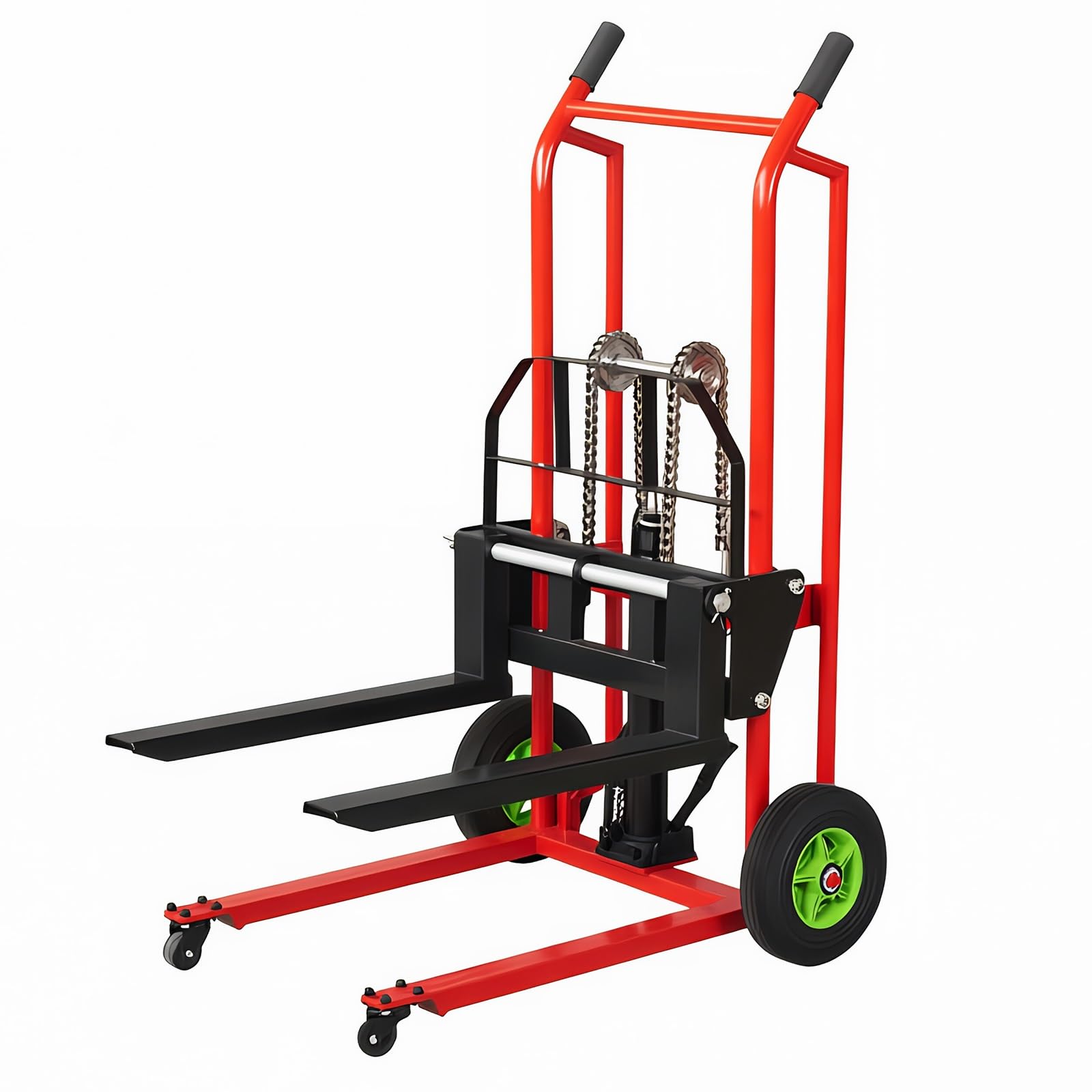 調色板貨物自動車 油圧パレットスタッカー 260kg ハンドリフトフォークトラックワークショップローディング用 バス発着場用 工業用