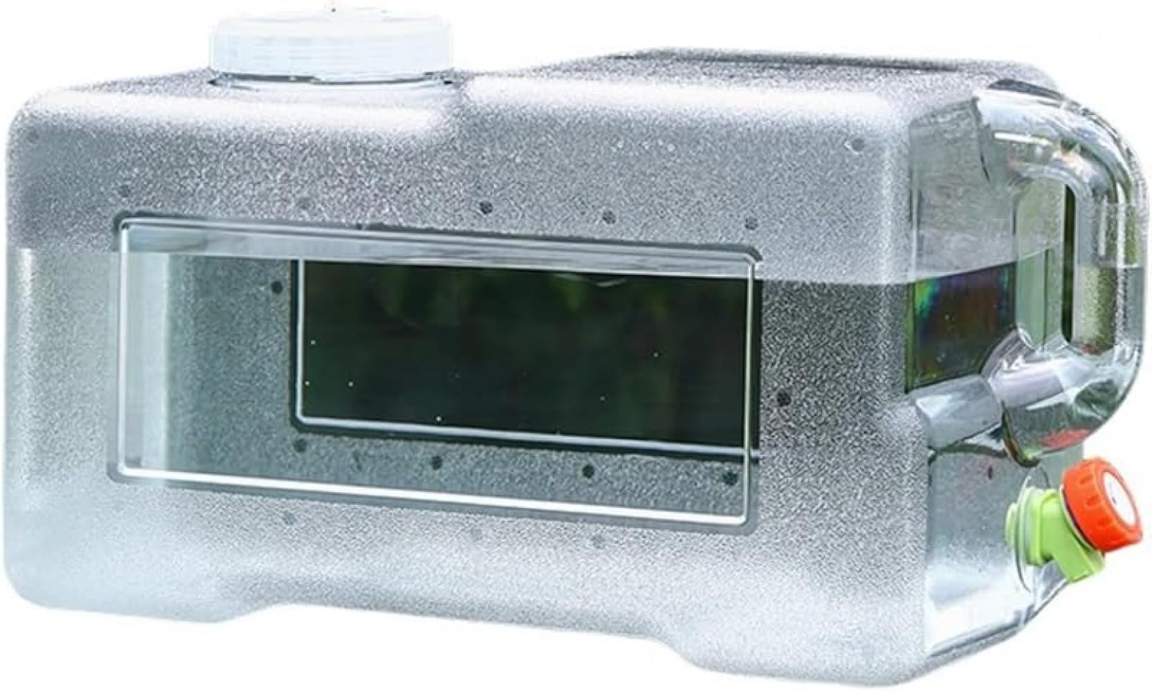 パソコン 安全性のある原料品で無毒な大電気容量ポータブルポリタンク！まかない方と水道の栓付き添い人、蓋付き添い人のお水貯蔵タンク ～防災グッズとしてもアウトドアでの旅する、山登り、難民キャンプ、山歩きなど盛りだくさんな室外自然過程に助けになるな貯水貯蔵タンク～