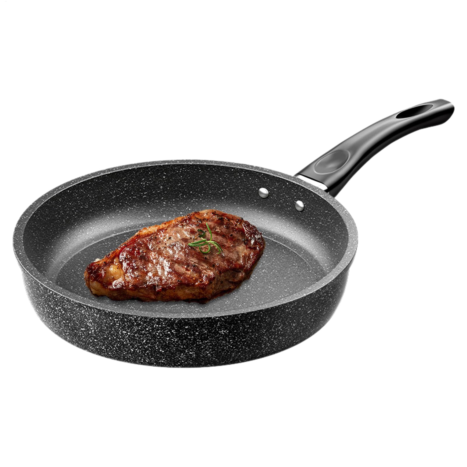 ノンスティック フライパン,キッチン調理用 焦げ付き防止 スキレット | 金属製 キッチン用品 家庭 レストラン コンロ ステーキ 卵 魚 オムレツ 調理器具｜グロースショップ
