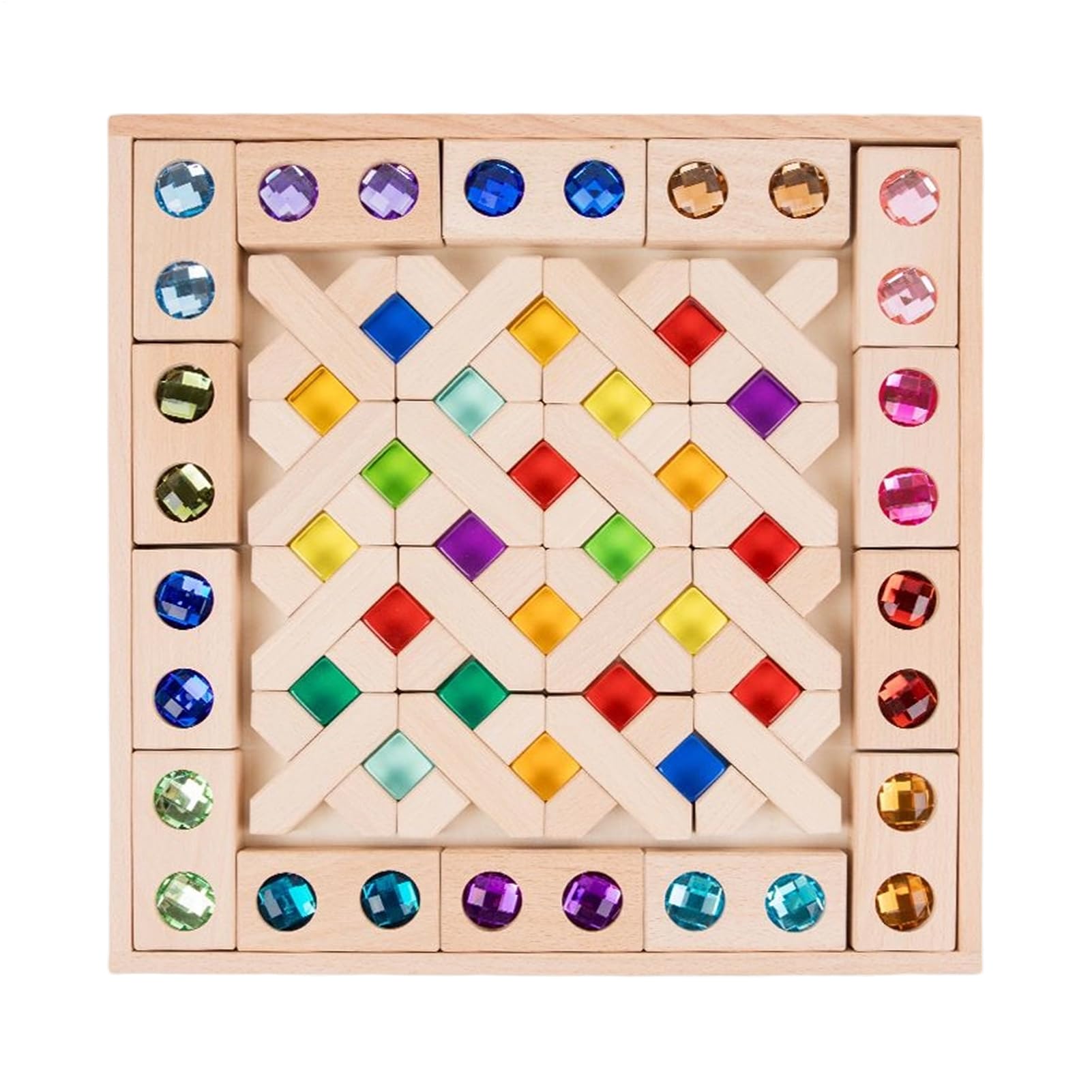 ジュエル積み木 レインボークリスタルアクリルキューブ 虹の積み木書き割り 虹霓 組みたてる手あそび 生まれながら木 アクリル樹脂 立体考えもの 知育手あそび 色ざし仕立て上げる 知的能力持ちなおす 脳トレ 赤ちゃん用正六面体 スタッキング ジェムブロック かぎ分ける 営造物立ちはだかる書き割り 御坊っちゃん お嬢さん兼用