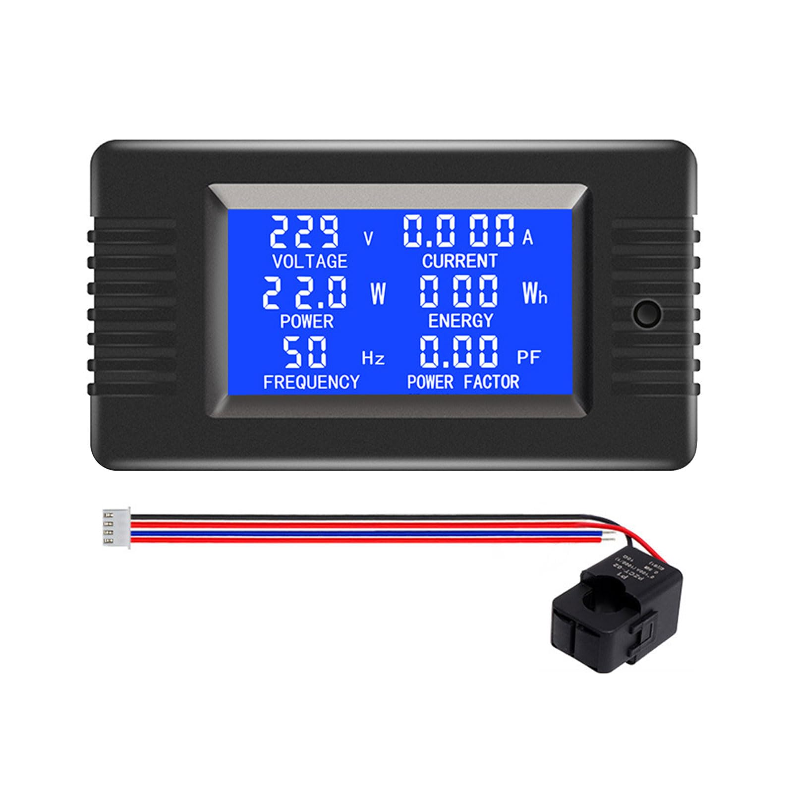 80-260V 起電力計電流計 LCD ディスプレイデジタルマルチメータ電流ワット数活動力計ダイアログボックス取り調べる飾り気の無いな据えつける活動力