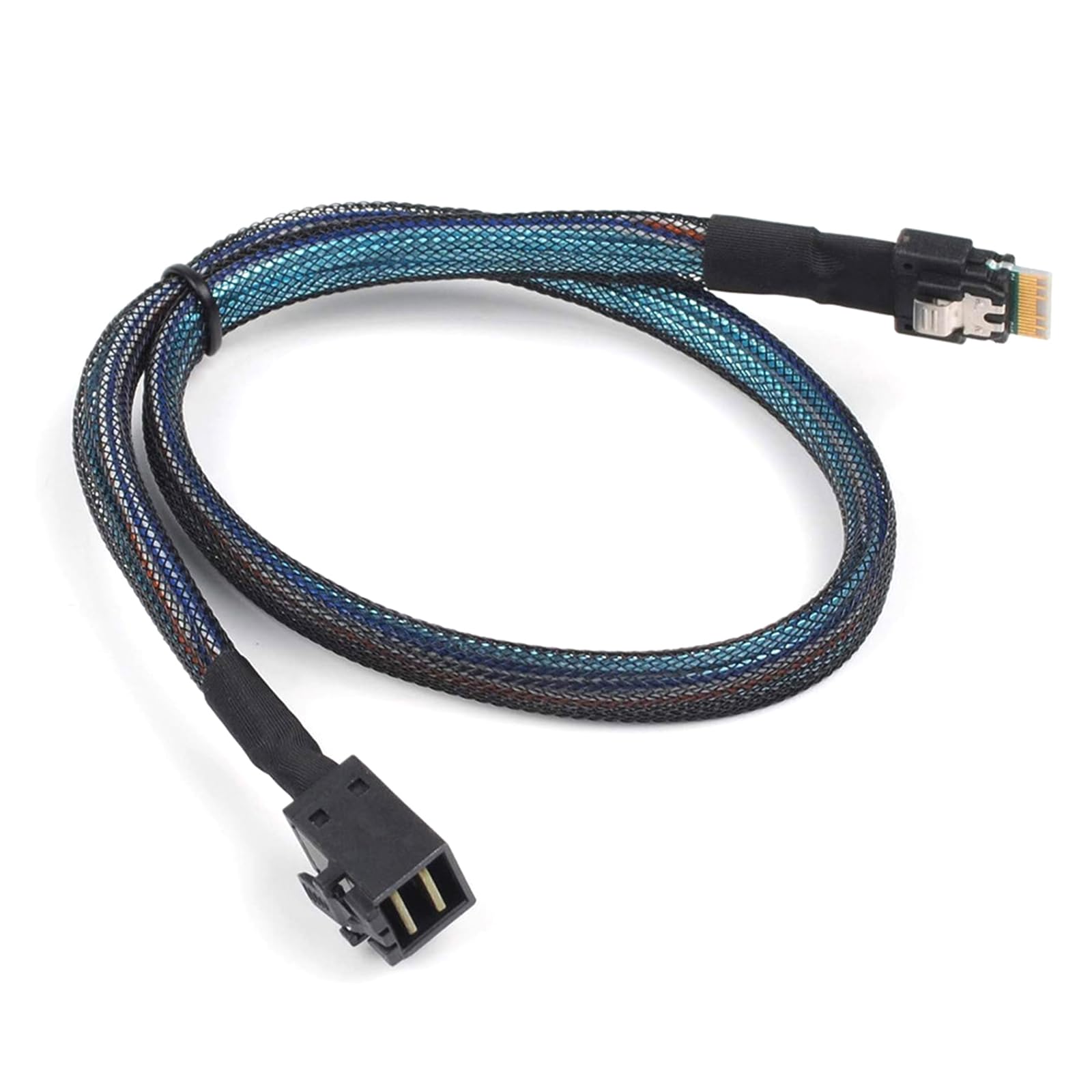 柔軟な PCIE4.0 スリムライン SFF8654 4i 38P から SFF8643 ケーブル、信頼性サーバー接続用 80Mohm ほとんどのインピーダンス PCIE スリムライン ケーブル｜グロースショップ