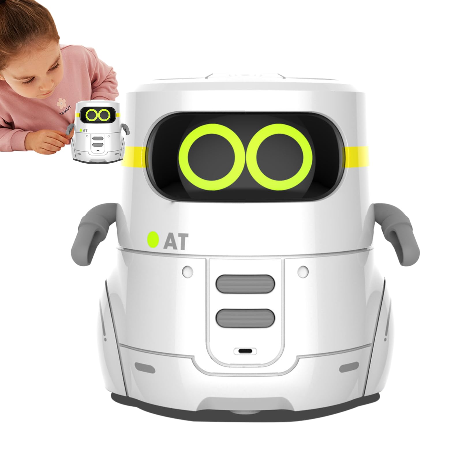 子供向けスマートトーキングロボット、音声制御スマートロボット | 対話型 ペット スマート のおもちゃ | タッチセンサー音声制御付き知育玩具 キッズ 男の子用｜グロースショップ