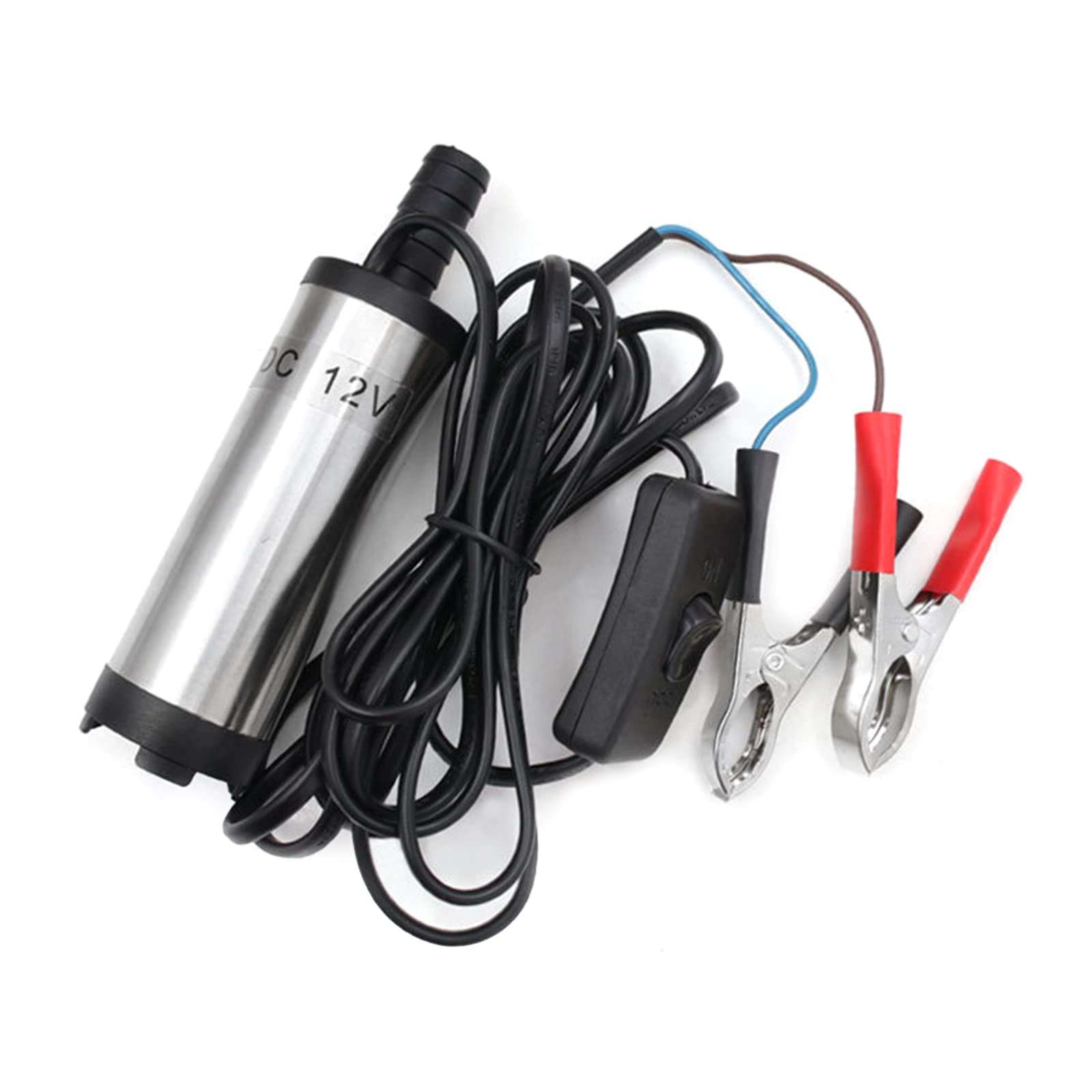 DC12V 電動燃料移送ポンプ 油水用 ポータブル給水用 ヘビーデューティ|グロースショップ