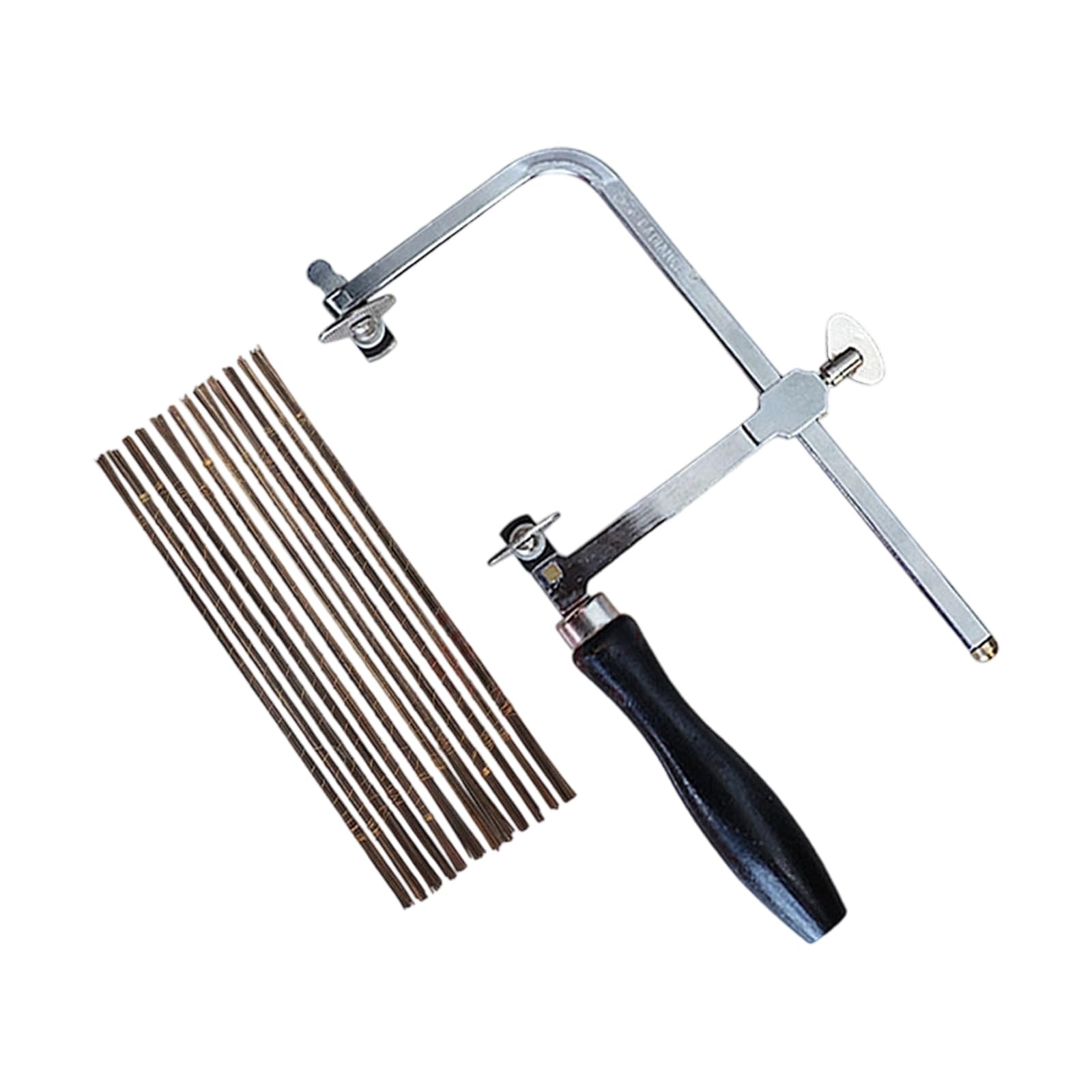 U Shaped Hacksaw Featuring Tension Control and Ergonomic Handle for Versatile Use Detailed Cutting on Various Materials Ergonomic Black Handle Hacksaw|グロースショップ