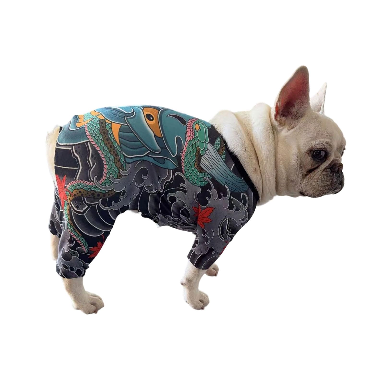 可愛らしい犬の柄の服の上半身背広 一年中着付けに適した大きさ S ～ 2XL 犬 T プルオーバーの絵図面