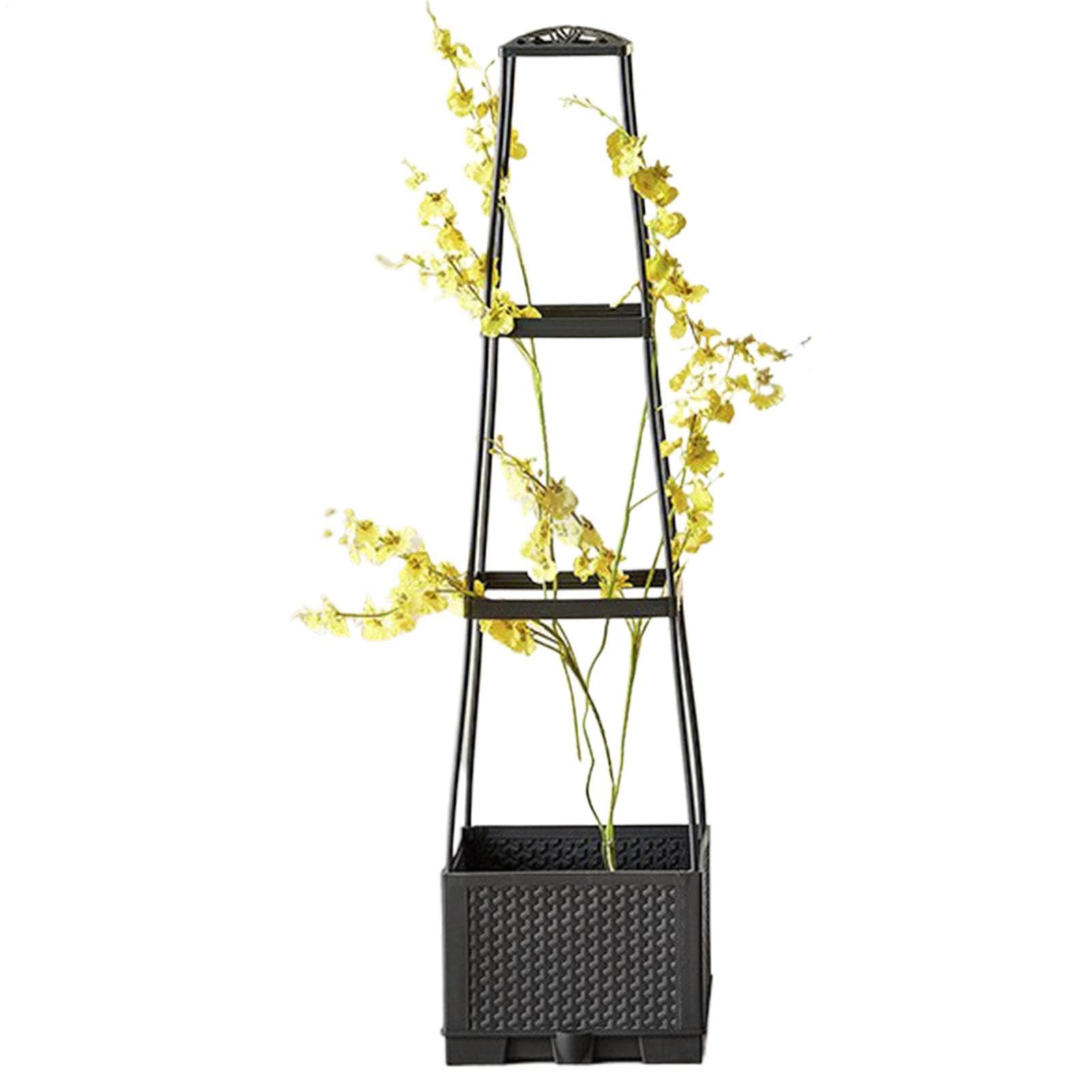 トレリス付きガーデンベッド | 114cm 頑丈なガーデニング用品 | 屋外向け 縦型プランター トマトケージ - トマト イチゴ 野菜 花 パティオ バルコニー ヤード デッキに|グロースショップ