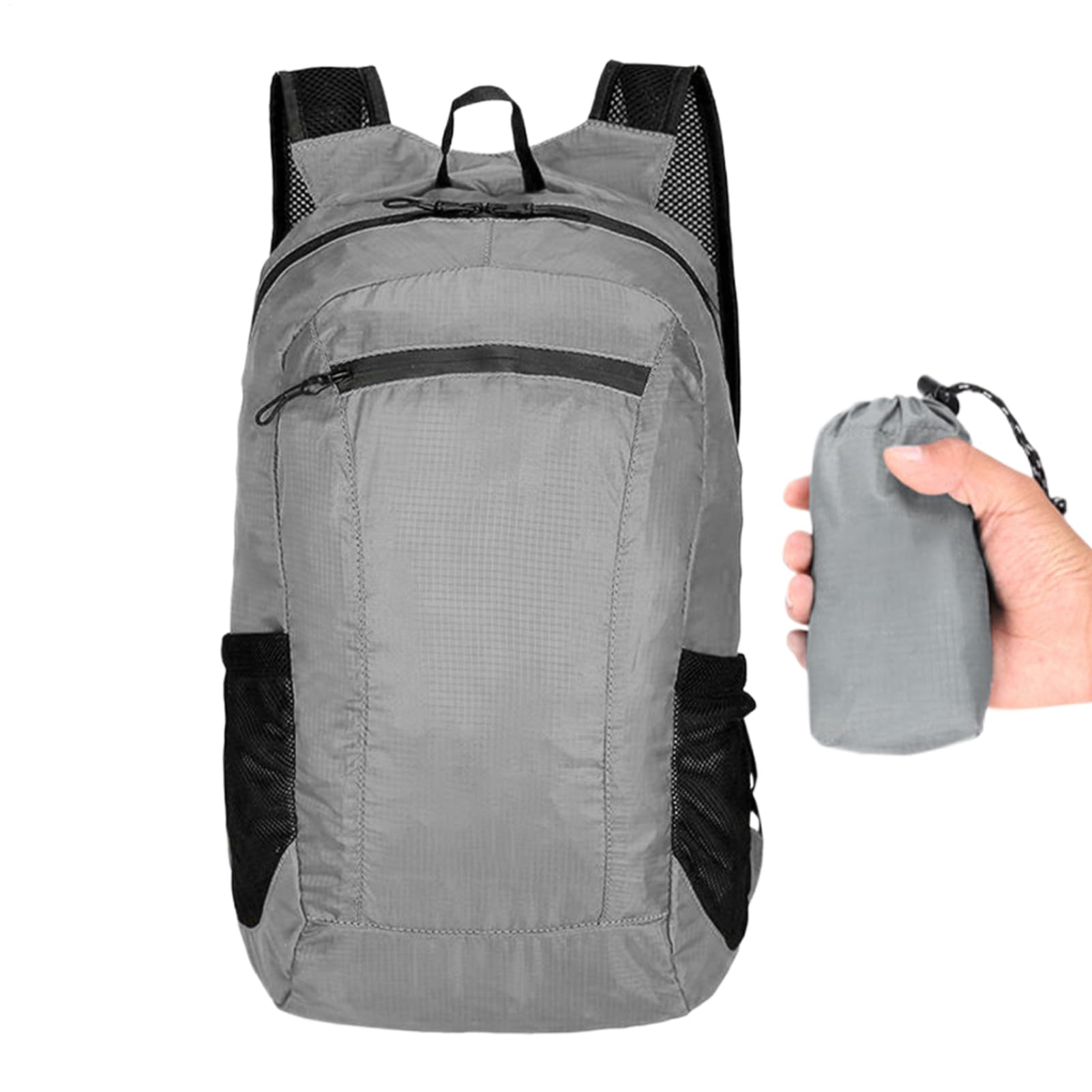 軽量バックパック、防水パック | 20L 快適なショルダーストラップ折りたたみ式防水通気性パック 通学/日常/通勤/登山用｜グロースショップ