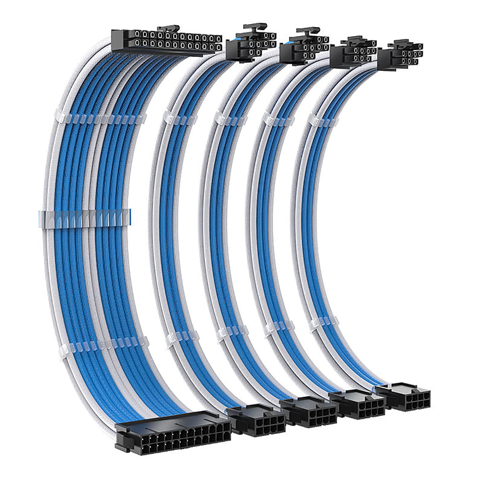 電源延長ケーブル 24 ピン PCIE 6 + 2 4 + 4 コード 24 マザーボードスプリッター 35 センチメートルワイヤースプリッターワイヤー｜グロースショップ