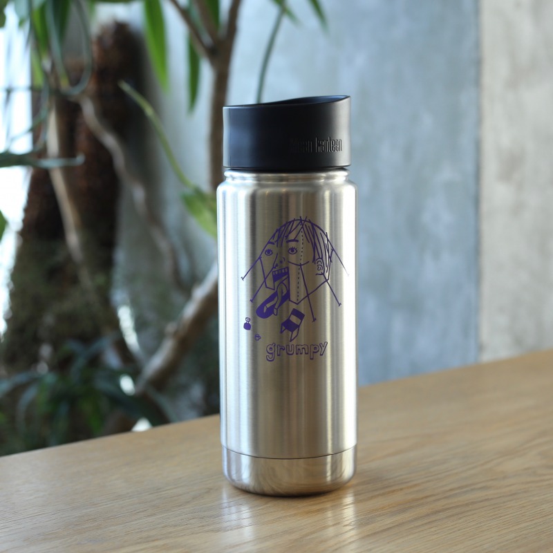 楽天市場 Grumpyオリジナル Kleankanteen ワイドインスレートボトル 16oz クリーンカンティーン 保温保冷マイボトル クロモリ自転車専門店グランピー