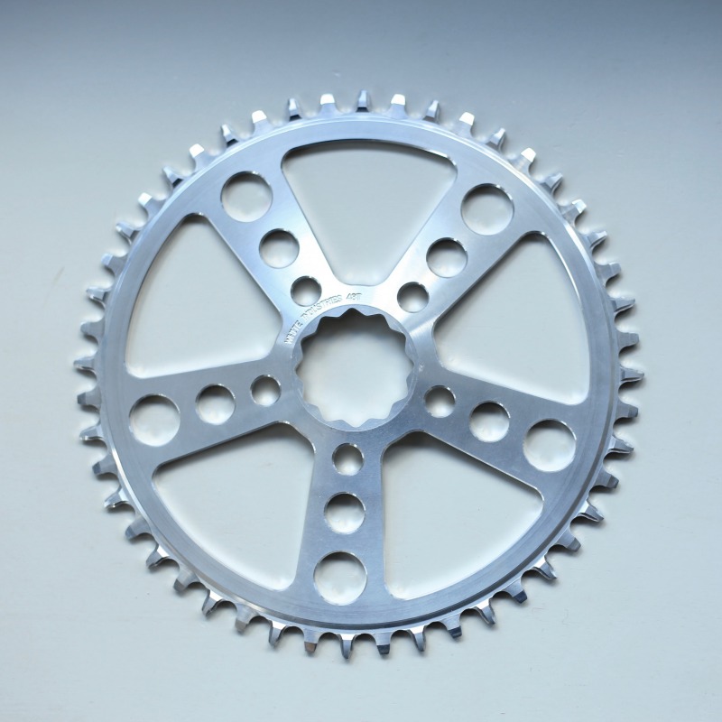 WHITE INDUSTRIES ENO クランクセット WHITE INDUSTRIES* eno single speed crank (black) - BLUE LUG
