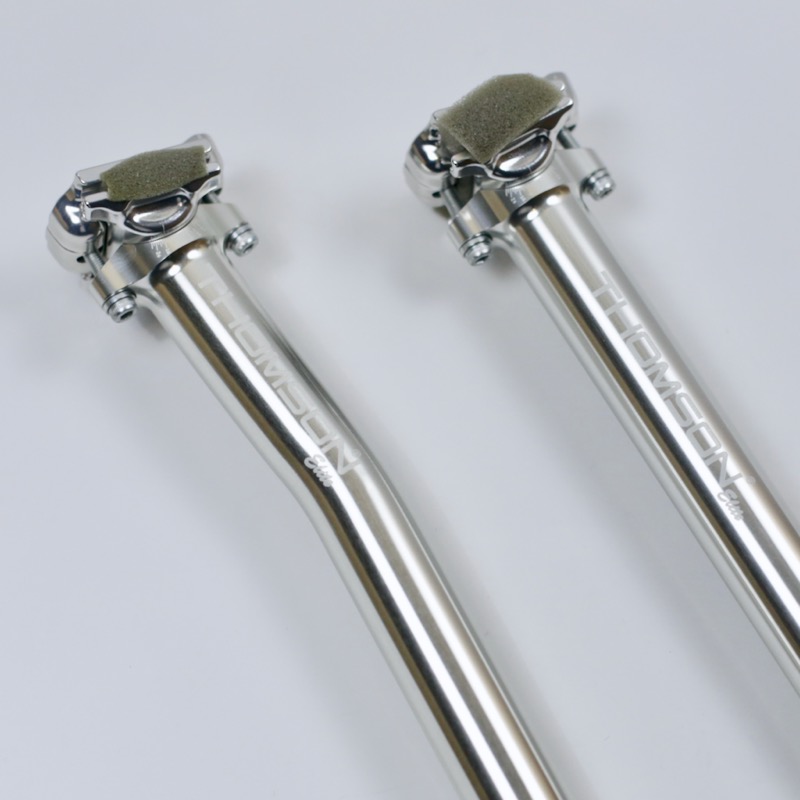 楽天市場】THOMSON ELITE SEATPOST 27.2mm Black Straight / Setback