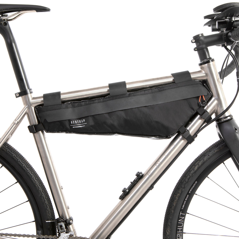 RESTRAP RACE FRAME BAG LARGE [BLACK] 4.2L リストラップ｜クロモリ自転車専門店グランピー