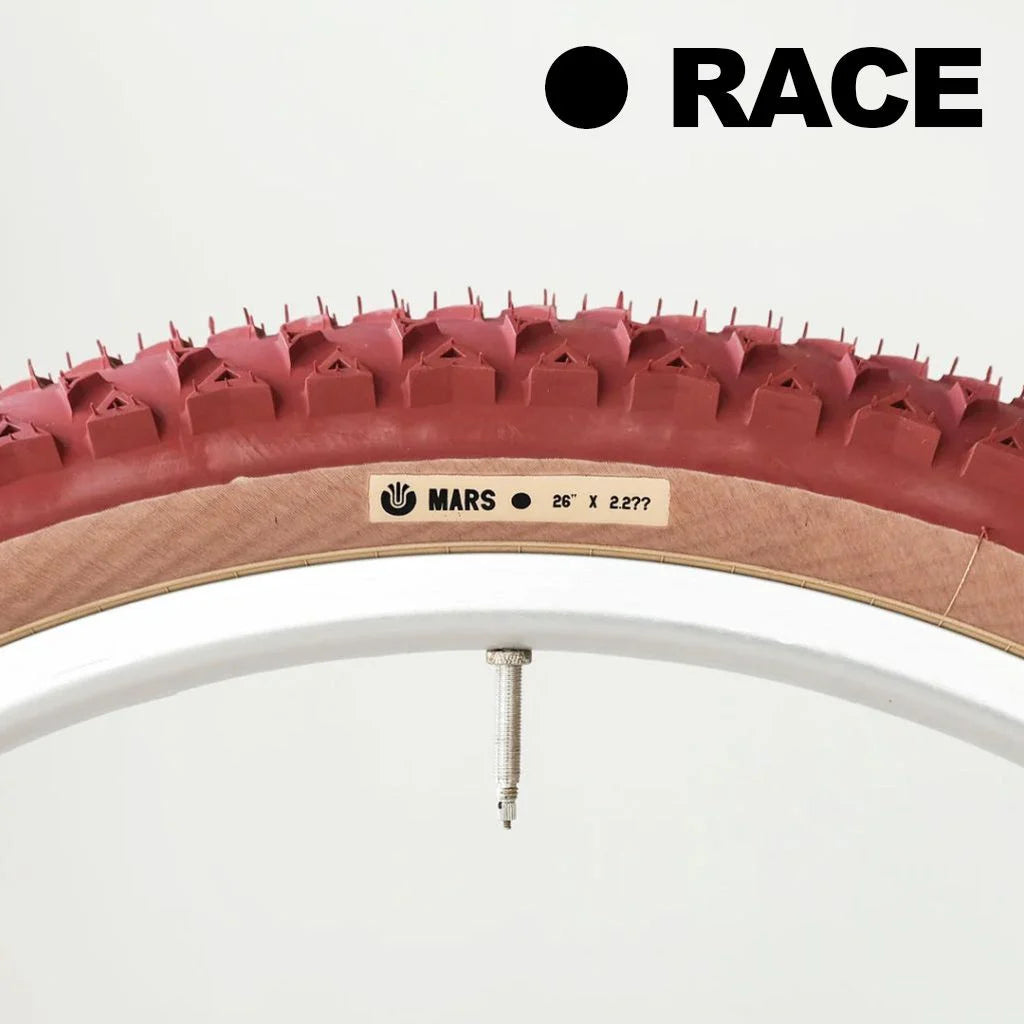 ULTRADYNAMICO mars race tire [gray / red] ウルトラダイナミコ タイヤ画像