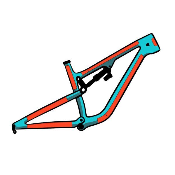RIDEWRAP COVERED PROTECTION MTB(DUAL-SUS)フレームプロテクション ライドラップ|クロモリ自転車専門店グランピー