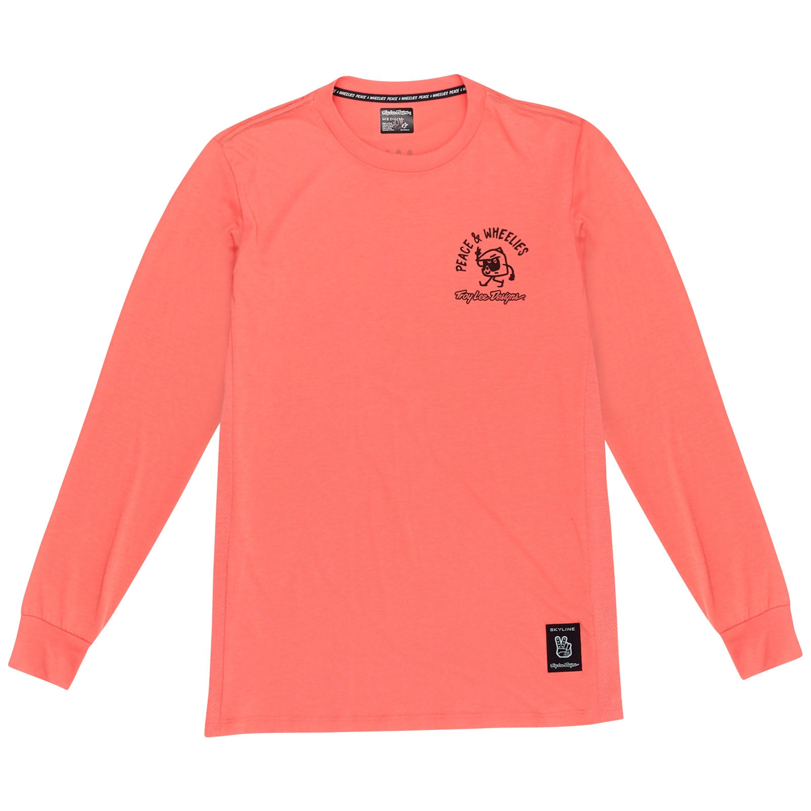 Troy Lee Designs Skyline Long Sleeve Ride Tee P&W Melon トロイリーデザイン｜クロモリ自転車専門店グランピー 7,445円