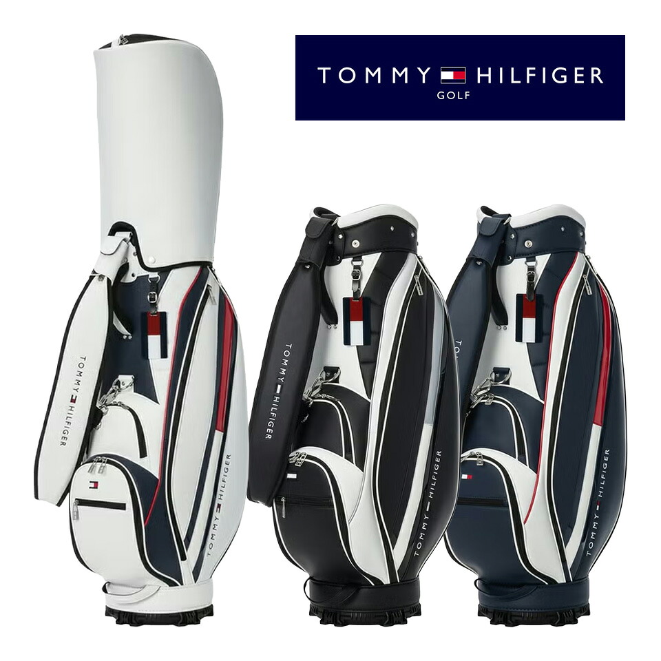 トミーヒルフィガーゴルフ カートキャディバッグ フラッグロゴ THMG6SC7 TOMMY HILFIGER GOLF 正規取扱い店｜ゴルフショップ　グルッペ