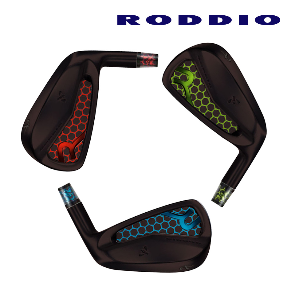 RODDIO PC FORGED DLC Limited アイアン 5-PW 6本セット 右用 ロッディオ フォージド 各色100セット 限定 ブラック画像