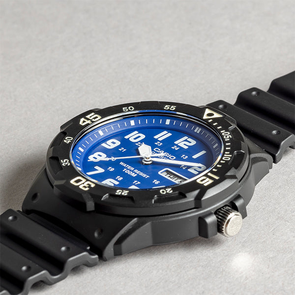 CASIO SPORTS カシオ スポーツ 腕時計 時計 ブランド メンズ キッズ 子供 男の子 チープカシオ チプカシ アナログ 日付 カレンダー  防水 ブラック 黒 ホワイト 白 ゴールド 金 ネイビー グリーン 緑 オレンジ 海外モデル ギフト プレゼント 腕時計