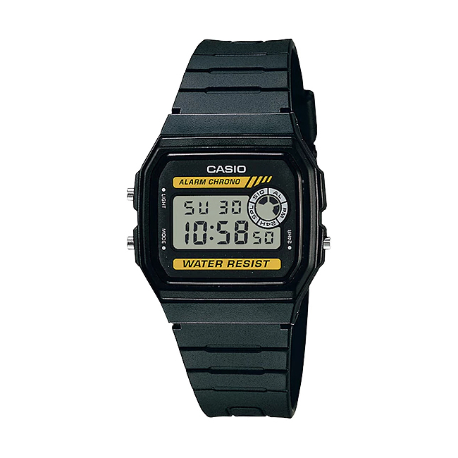 楽天市場 10年保証 Casio Standard カシオ スタンダード F 94wa 9 腕時計 時計 ブランド メンズ レディース キッズ 子供 男の子 女の子 チープカシオ チプカシ デジタル 日付 カレンダー ブラック 黒 イエロー 黄色 ギフト プレゼント つきのとけいてん