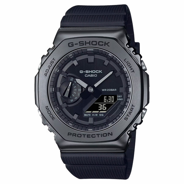 【楽天市場】【10年保証】CASIO G-SHOCK カシオ Gショック GM-2100B-3A 腕時計 時計 ブランド メンズ キッズ 子供 男の子  アナデジ 日付 カレンダー 防水 カーキ ブラック 黒 カシオーク ギフト プレゼント : つきのとけいてん