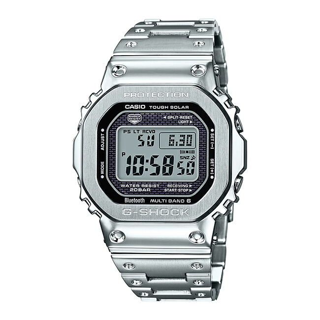 新規購入 Casio G Shock カシオ Gショック Gmw B5000d 1jf 腕時計 メンズ キッズ 子供 男の子 デジタル 電波 ソーラー ソーラー電波時計 ブルートゥース 防水 シルバー ブラック 黒 ポイント10倍 Doutoresdaalegria Org Br