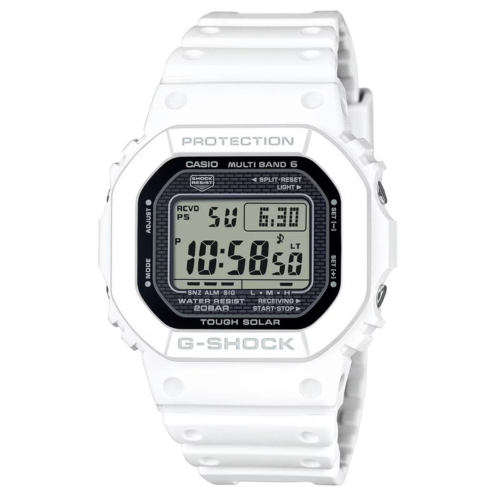 【10年保証】CASIO G-SHOCK カシオ Gショック GW-5000HS-7 腕時計 時計 ブランド メンズ キッズ 子供 男の子 デジタル 電波 ソーラー ソーラー電波 日付 カレンダー 防水 ブラック 黒 ホワイト 白 ギフト プレゼント