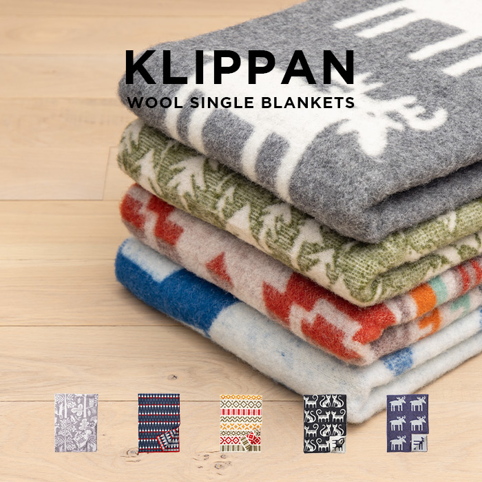 【楽天市場】KLIPPAN クリッパン ウール シングルブランケット 