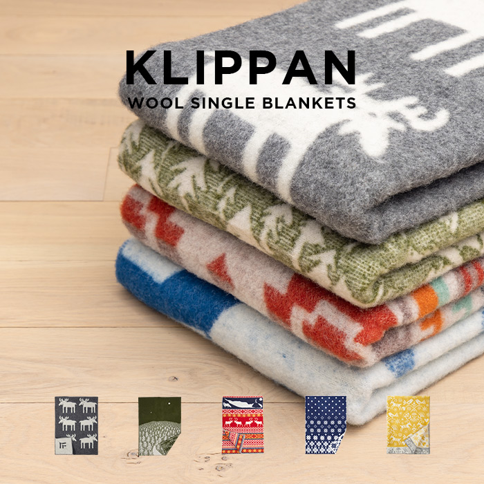 楽天市場】【日本未発売】KLIPPAN CHENILLE COTTON SINGLE BLANKET 