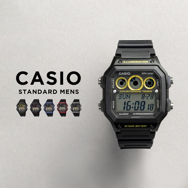 楽天市場】【10年保証】【日本未発売】CASIO SPORTS MENS カシオ