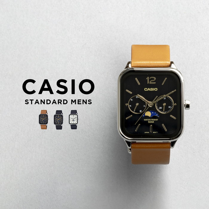 カシオ MTP-M105L-7 ムーンフェイズ 月齢 メンズウォッチ　スクエア 楽天市場】カシオ Casio MTP-M105L-7 ムーンフェイズ 月齢