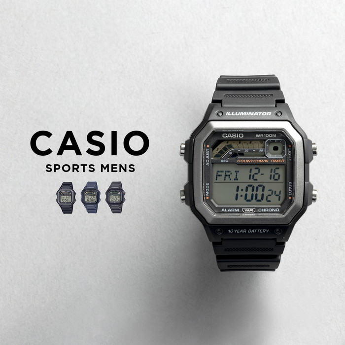 楽天市場】【10年保証】【日本未発売】CASIO SPORTS MENS カシオ