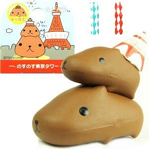 ご当地カピバラさん東京限定　東京タワー 根付け画像