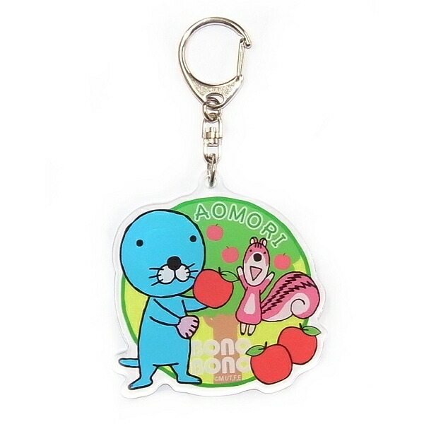 楽天市場】ご当地キティ青森限定(りんご)ラバーキーホルダー : ご当地
