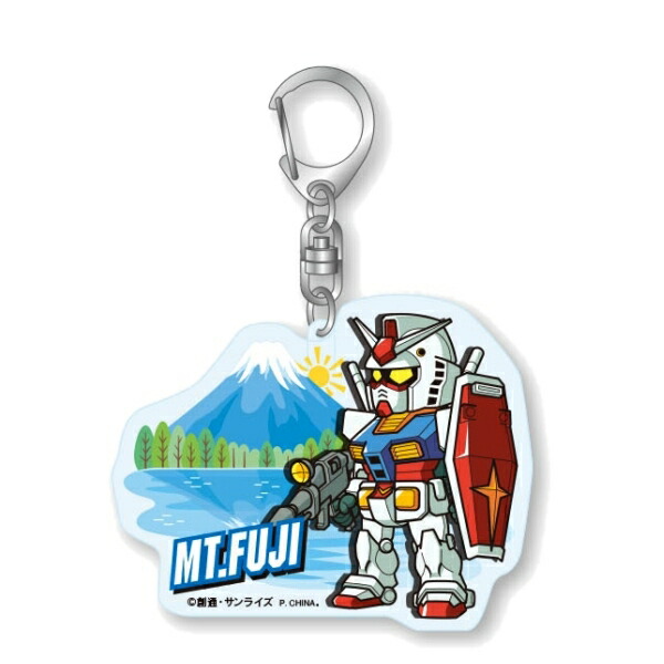 ★新品★機動戦士ガンダム　シャア専用ザク　浅草限定　富士山限定　アクキーホルダー 機動戦士ガンダム 」より #富士山限定 #富士山 #アクリルキーホルダー