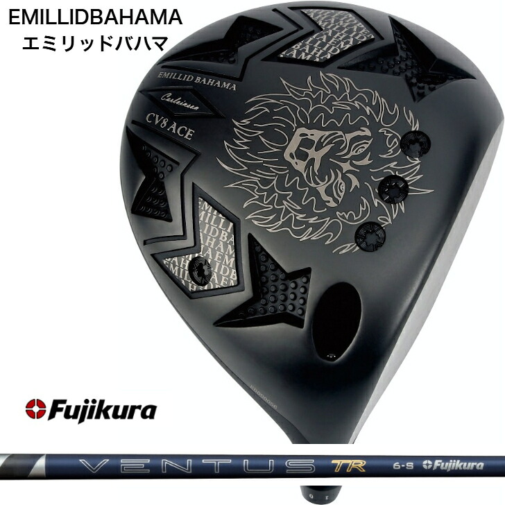 EMILLIDBAHAMA エミリッドバハマ CV8ACE カールヴィンソンCV8ACE DRIVER １番ウッド Fujikura26VENTAS-TR-BLUE フジクラ26ベンタスティーアールブルー