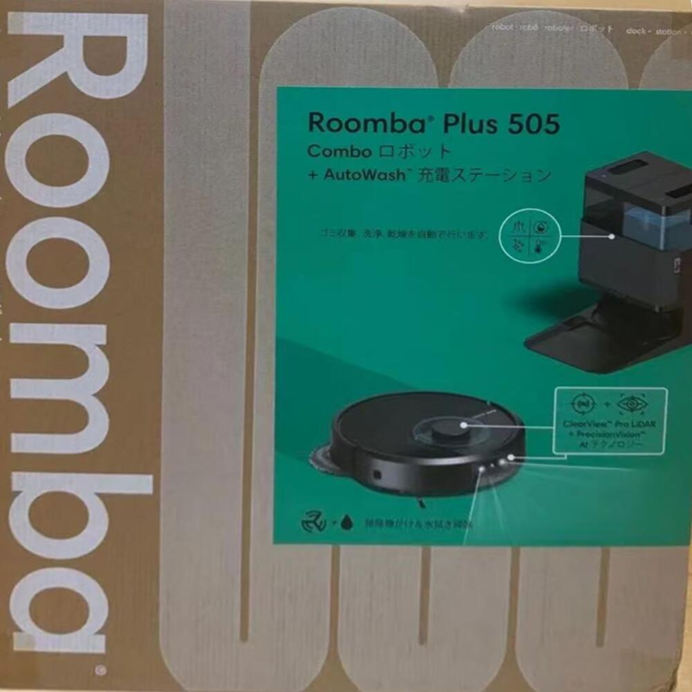 アイロボット(iRobot) ルンバ Plus 505 Combo ロボット + AutoWash 充電ステーション 掃除機＆床拭きロボット N185060　新品未開封、国内正規品｜GS TRADE