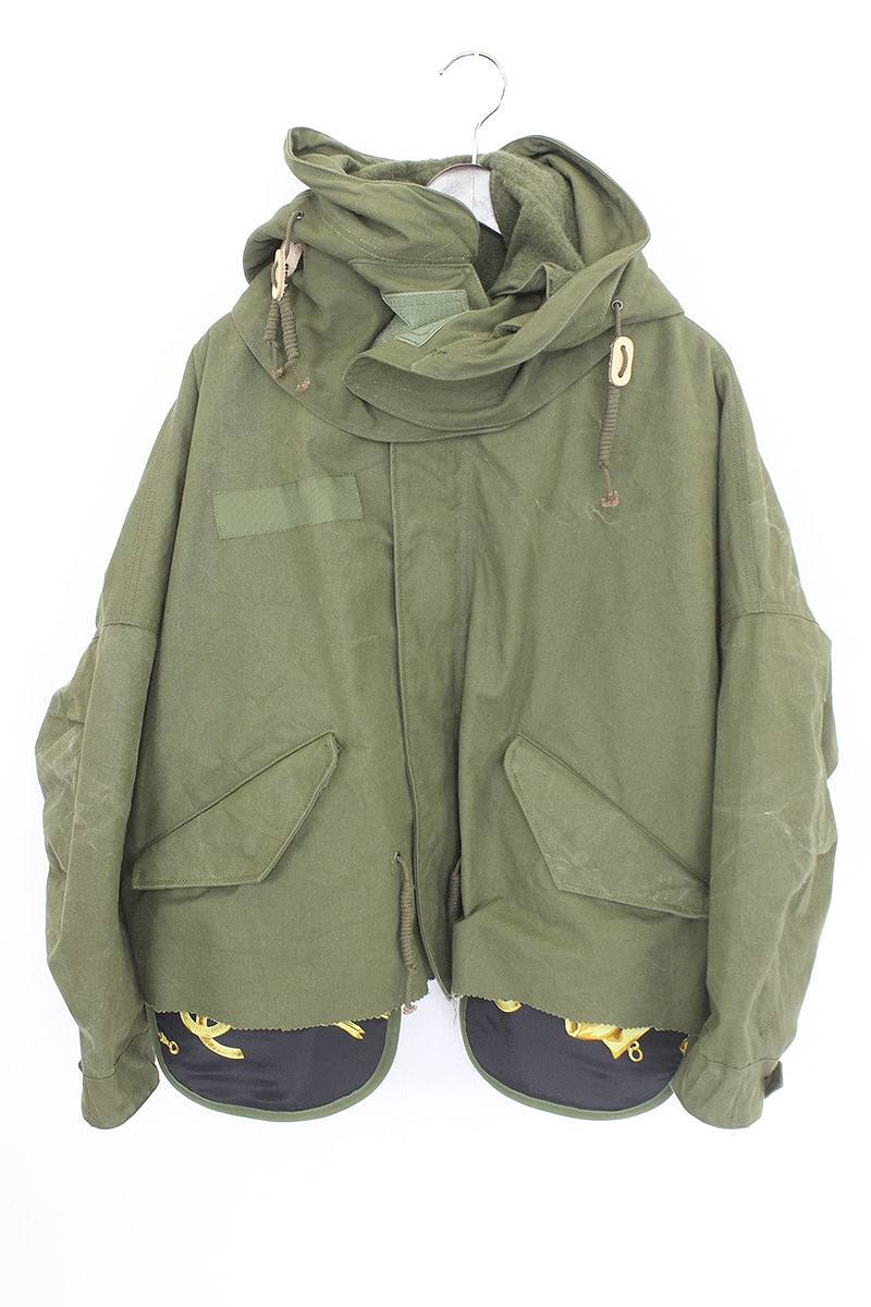 楽天市場 レディメイド Readymade Cut Fishtail Parka ヴィンテージスカーフポケットミリタリーコート Free カーキ Om10 メンズ 中古 33 Rinkan A Rinkan