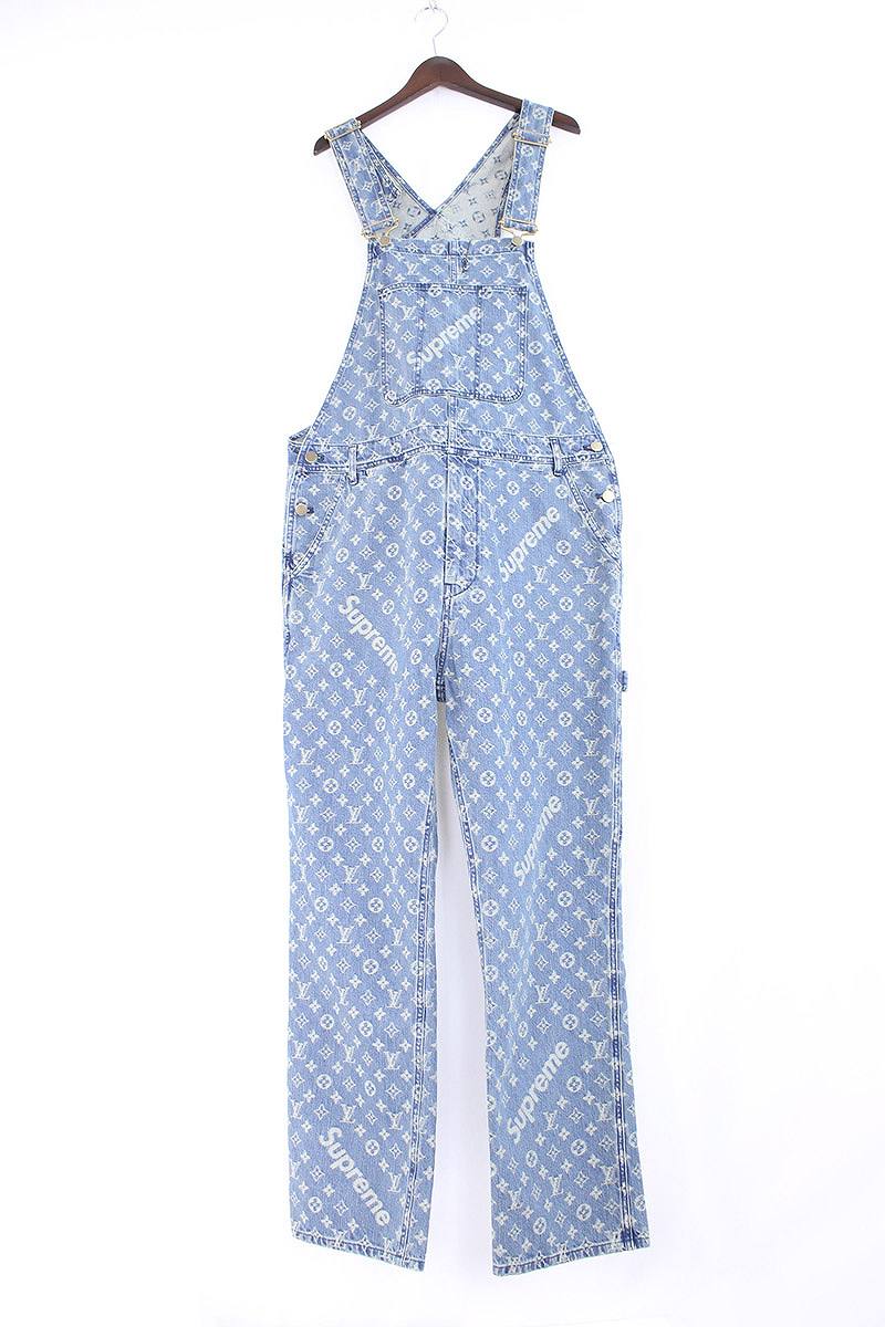 【楽天市場】シュプリーム/SUPREME ×ルイヴィトン 【17AW】【LV Jacquard Denim Overalls】×LOUIS