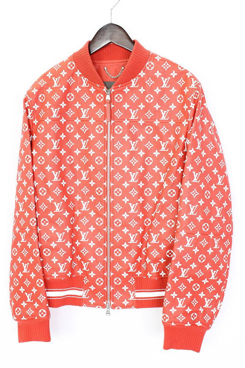 leather blouson louis vuitton supreme