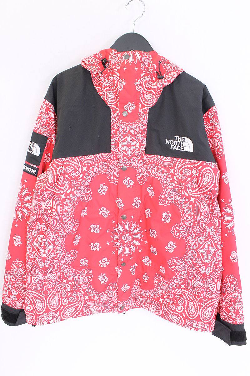 supreme north face red bandana jacket