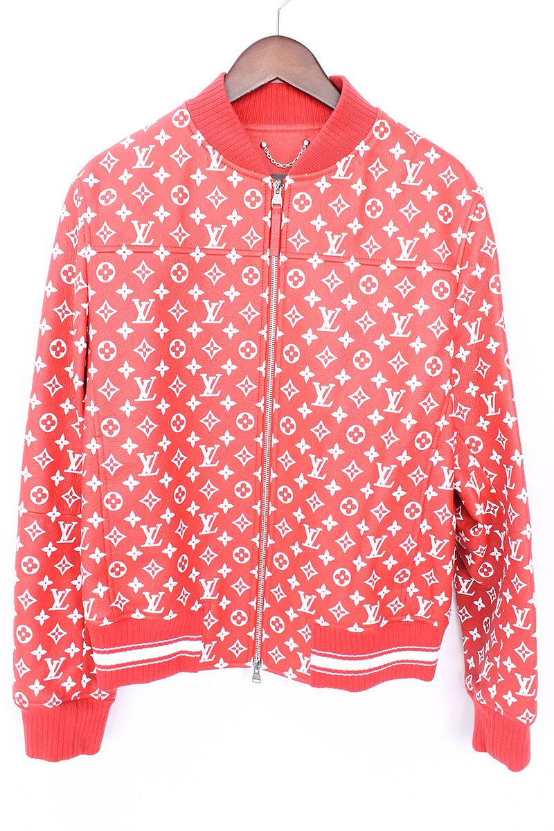 leather blouson louis vuitton supreme