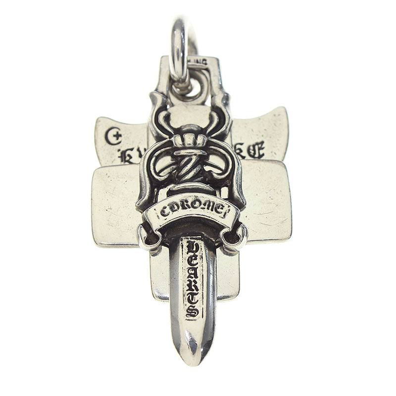 クロムハーツ Chrome Hearts 氷室京介 ファッション 3トリンケッツ クロムハーツ ブランド シルバーネックレストップ シルバー 25 g Ss07 小物 2181 中古 P 1 Rinkan B