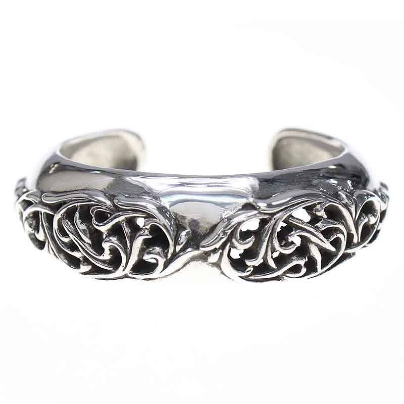 売れ筋爆売りセール開催中 のクロムハーツ Chrome Hearts Hearts Filigree ファッション ブランド Filigree Cuff フィリグリーバンドカフバングル シルバーバングル シルバー 78 43g Ss07 小物 中古 P 14 Rinkan B 値段が激安抜群