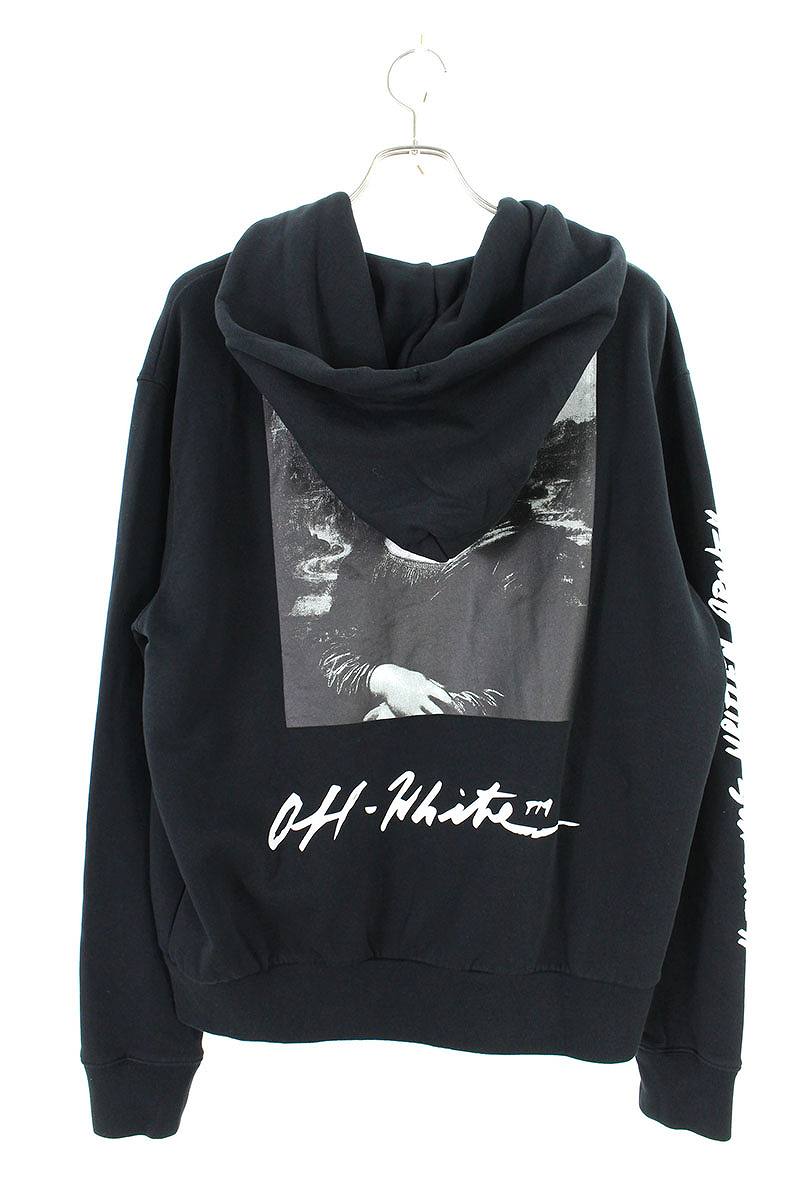 off white mona lisa black hoodie